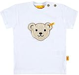 (シュタイフ) Steiff 刺しゅう入り 半袖 Tシャツ 子ども用 (74cm/9M, 白) [並行輸入品]