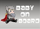 Thor Baby On Board、デカール、ビニール、ステッカー、グラフィック