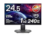 Dell 240Hz Gaming Monitor 24.5 Inch Full HD Monitor with IPS Technology, Antiglare Screen, Dark Metallic Grey - S2522HG