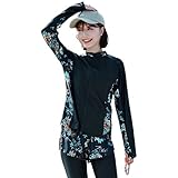 [Teddy] フィットネス 水着 レディース 体型カバー ラッシュガード 5点セット タンクトップ レギンス 長袖ラッシュパーカーUPF5