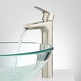 Wovierクロム/つや消しニッケル/ Oil Rubbed Bronzeウォーターフォール浴室シンク蛇口、2つハンドル3つ穴洗面所蛇口、Widespread BasinミキサータップTallボディ 