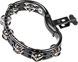 MEINL Percussion マイネル タンバリン Traditional ABS Tambourine Steel Jingles Black TMT2BK 【国内正規品】