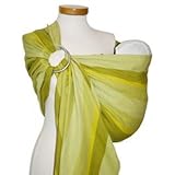 Storchenwiege Ring Sling 100% Woven Organic Cotton Baby Carrier One Size Fits All From Germany (Oliv