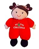 Baby Starters My FirstクリスマスBrunette Rattleベビー人形