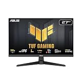 ASUS TUF Gaming VG279Q3A ゲーミングモニター – 27インチ、フルHD(1920x1080)、180Hz、高速IPS、ELMB同期、1ms(GTG)、FreeSync Premium™、G-Sync対応、可変オーバードライブ、99%sRGB
