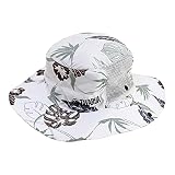 [タバルア] スタンダードサーフハット スタンダードハット TM1005 UPF50+ ユニセックス 帽子 FREE SIZE (BOTANICAL WHITE, 59cm)