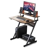 WORKOOL パソコンデスク モニター台付き 新構造強度増加 PCデスク ゲーミングデスク ワークデスク コンパクト 幅70cm ヴィンテ