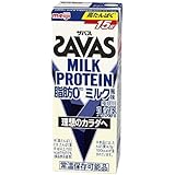 （2ケース）明治 ザバス(SAVAS) ミルクプロテイン 脂肪 0 ミルク風味 200ml×24本入×2ケース 合計48本