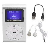 MP3プレーヤー デジタルオーディオプレーヤー MP3音楽プレーヤー 多機能音楽プレーヤー 多機能 操作簡単 小型軽量 スポーツ ランニング 学習 (銀)