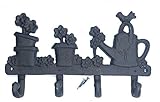 Cast Iron Watering Can with花フック