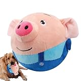 アクティブに動く犬のぬいぐるみ | インタラクティブな犬のおもちゃ | 犬用トーキングダンシングブタおもちゃ | ペット用の動く犬ボール跳ねるおもちゃ