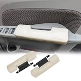CEMOFE エブリイワゴン DA17W バン DA17V ドアアームレスト エブリイワゴン DA64V DA64W サイドアームレスト エブリイワゴン アクセサリー NV100 クリッパーリオ 肘掛け マツダ スクラムワゴン 肘置き 簡単取付 ベージュ色