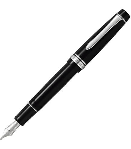 Amazon | パイロット 万年筆カスタム74 ブラック太字 FKK1000RB-B