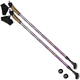 La-VIE(ラヴィ) ウォーキング ノルディックポール パープル 3B-3185