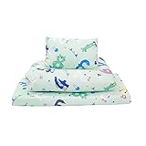 お昼寝布団セット 7点セット 123柄 OHF-09・ブルー