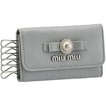 Amazon.co.jp: MIUMIU(ミュウミュウ) キーケース 6連 マドラスパール 6 