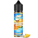 電子タバコ リキッド パイナップルココナッツ ショートフィルボトル 大容量 50ml りきっど VG70：PG30 ニコチンなし タールなし E-Liquid