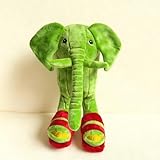 ぬいぐるみです 祝日の贈り物です ゲームグッズのぬいぐるみです 贈り物です (緑の象です)