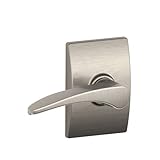 Schlage F10MNH-619 Manhattan Passage Lever, Satin Nickel Schlage Lock Company [並行輸入品]