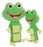 車 シートベルト 枕 車内泊 車中泊 旅行 睡眠 　大人　子供 スーパーソフト枕 チャイルドシートベルトカバー　かえるぬいぐるみ　デザイン　40cm