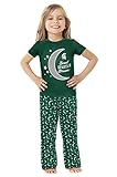 NCAA Girls幼児用Moonパジャマセット グリーン