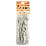 かんたん結束線 白 1.1mm 100mm 100本