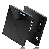 7イン1外付けブルーレイドライブ、4Kブルーレイバーナー、USB 3.0 Type-Cポータブルブルーレイドライブ、CD DVDバーナー 3D BDプレーヤー、SD/TFポート付き、4K光学ドライブ、Windows MacOSノートパソコンデスクトップ対応