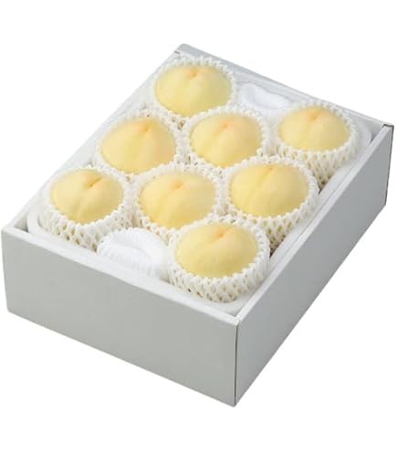 Amazon.co.jp: 桃 岡山白桃 ロイヤル 4～6玉 約1kg 岡山県産 JA
