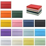 VANRA 封筒 横型 レターセット A7サイズ 封筒 ミニ封筒 無地封筒 招待状封筒 メッセージカード用封筒 封筒セット DIY グリーティングカード 結婚式 誕生日 お礼状用 15色 150枚セット (A7)