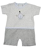 Kissy Kissy baby-boys Infant London Eye Stripe Short Playsuit カラー: グレー