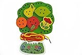 Educational kid toy Gifts Fruit Picking Wooden Scene Simulation Children's Toy [並行輸入品]