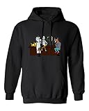Drinking Buddies Rick MortyプレミアムFunnyメンズパーカースウェットシャツ