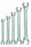Williams 11692 5-Piece Metric Double Head Flare Nut Wrench Set [並行輸入品]
