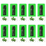 ECOCCO 交換用ドクタースティックtypeXカートリッジ リキッドポッド Dr.Stick Typex互换 電子タバコDR.STICKTYPEXに使用できるカートリッジ POD フレーバー スティックTYPEX 爆煙 10個入り (クリアメンソール)