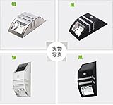 「Origin」防水ソーラーライト 人体検知　光センサー機能搭載　防水エコライト　ガーデン 節電 防犯　面倒な配線は一切不要　アウトドアーライト　環境に優しい　電池不要　SL02 ブラック