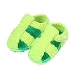 (ビグッド)Bigood ベビーサンダル ソックス ニット靴 赤ちゃん用 新生児 手作り 超可愛い 室内用シューズ ベビー笛付きサンダルD