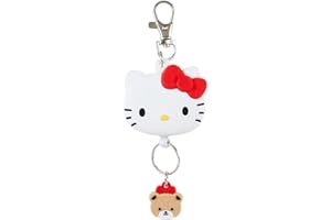 サンリオ(SANRIO) フェイス形リールキーホルダー ハローキティ キーマスコット キティちゃん hello kitty 13×4.9×1.8cm キャラクター 168645
