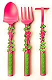 Set of 3 Garden Fairy Utensils [並行輸入品]