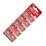 MEILVMEIJI 10個 1.55V 26mAh AG7 アルカリコインセル LR57 LR927 395 SR927W SR57 SR927 バッテリーボタン おもちゃ用