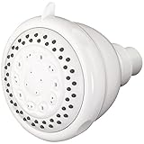 Waxman 8680100 5-Spray Distinctives Showerhead, White [並行輸入品]