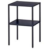 イワサキ 電話台 幅450×奥行400×高さ700mm サテンブラック TTT－N210BK 1台