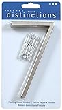 The Hillman Group 843217 5-Inch Floating Mount House, Brushed Nickel, Number 7 [並行輸入品]