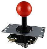 三和電子 基板タイプ静音ジョイスティックレバー 朱色 JLF-TPRG-8AYT-SK-VER