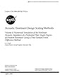 Acoustic Treatment Design Scaling Methods. Volume 4; Numerical Simulation of the Nonlinear Acoustic Impedance of a Perforated Plate Single-Degree-Of-Freedom Resonator Using a Time-Domain Finite Difference Method