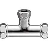 三栄水栓[SANEI] トイレ用品・ボールタップ ロータンク洗浄管 洗浄管連結異径チーズ 【H80-46-32X25X25】