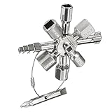 YCOSON 10 In1クロスエレベータキー電気キャビネット正方形三角トレインスイッチレンチ