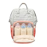 マザーズバッグ 軽量大容量多機能防水バックパック 人気 おしゃれ シンプルなレジャー旅行のショルダーバッグ アウトドアパッケージ ハンドバッグ (オレンジ)