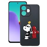 ZKVK Redmi 12 5G ケース スヌーピー 保護カバー シャオミレッドミー12 5G スマホケース 韓国 TPU スリム 軽量 衝撃吸収 ワイヤレス充電対応 ケース (B, Redmi 12 5G)