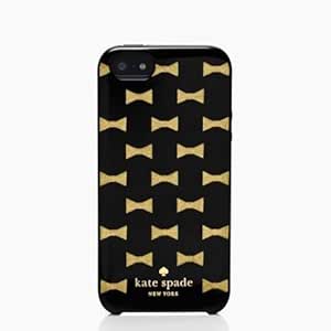 Amazon ケイトスペード Kate Spade Sparkle Bows ゴールド リボン Iphone5 5s ケース 黒 X 金 並行輸入品 ケース カバー 通販