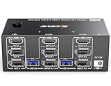 USB切替器 USB2.0 PC4台用 4入力4出力 マウス、キーボード、スキャナー、プリンター、Uディスク、ハードディスクなど4台PCを共有
